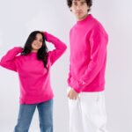 crewneck sweatshirt basic PINK