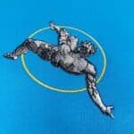 EMBROIDERY HOODIE-FALL OF ICARUS