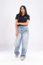 EMBROIDERY -Short Sleeve Polo smile - Image 2