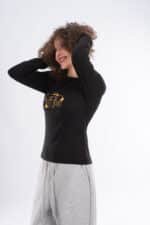 EMBROIDERY -princess Long Sleeve Round Neck Top - Image 4