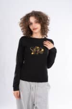 EMBROIDERY -princess Long Sleeve Round Neck Top - Image 6