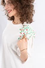 EMBROIDERY FLOWERS -T-Shirt Oversized