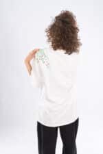 EMBROIDERY FLOWERS -T-Shirt Oversized - Image 5