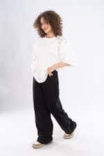 EMBROIDERY FLOWERS -T-Shirt Oversized - Image 8