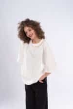 EMBROIDERY T-Shirt-BE HAPPY Oversized - Image 9